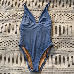 Blue one piece- J Crew